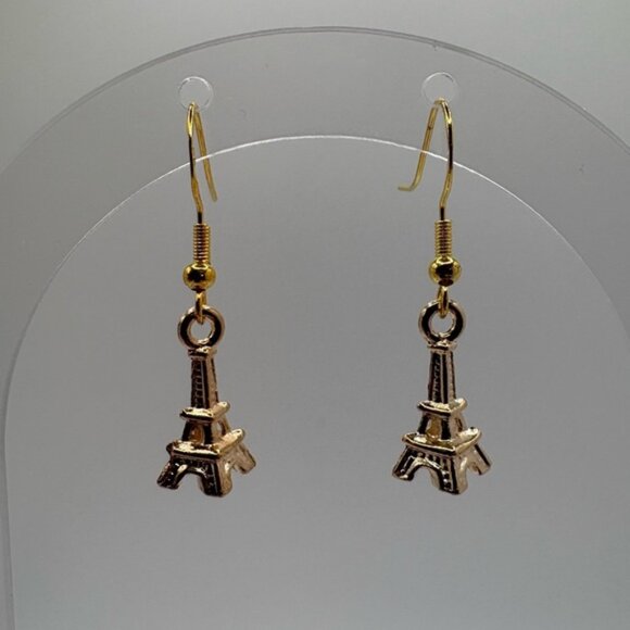 Jewelry - New Handcrafted 14k Gold-Plated “Parisian Dream” Eiffel Tower Earrings 🇫🇷✨